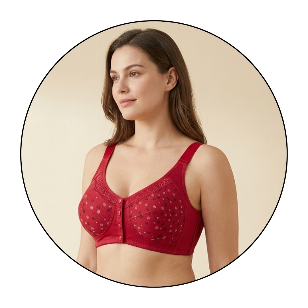 Front Button Bra